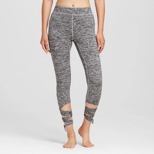 Mossimo Ballet Wrap Leggings Heather Gray Size Medium